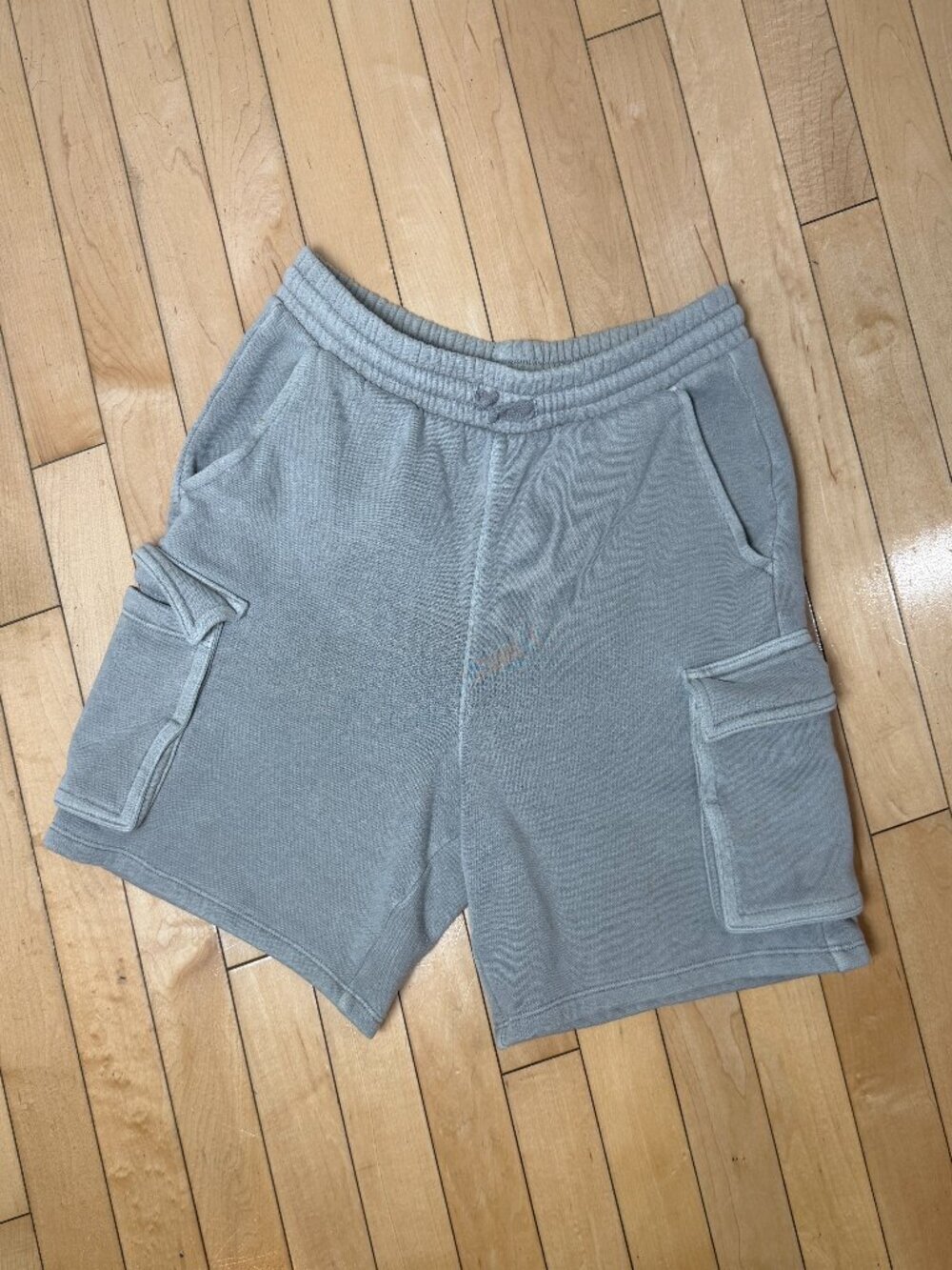 Wonder Nation Grey Cargo Sweat Shorts Size 10-12